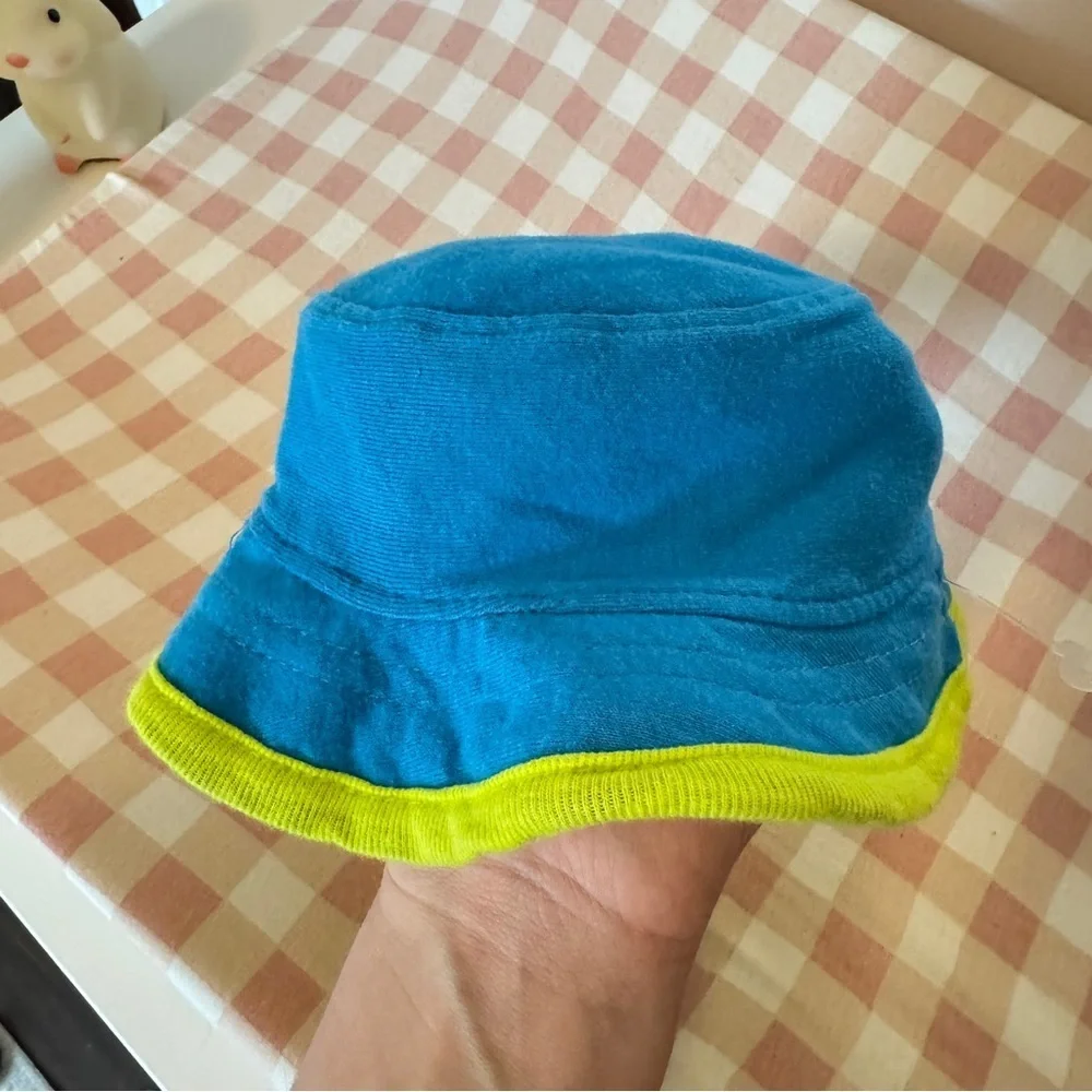 Blue and Green Baby Bucket Hat